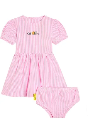 OFF-WHITE Bebé - vestido Funny Flowers de algodón