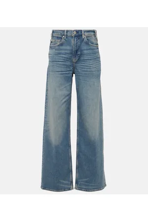 AG Jeans Jeans anchos New Baggy de tiro alto