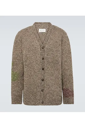 Maison Margiela Cárdigan de lana y alpaca