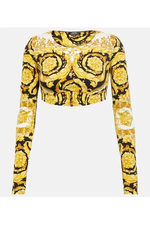 VERSACE Crop top Barocco
