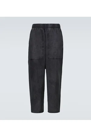 Balenciaga Pantalones cropped de algodón