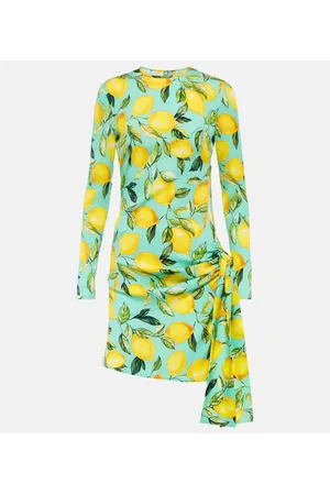 Dolce & Gabbana Vestido corto en mezcla de seda