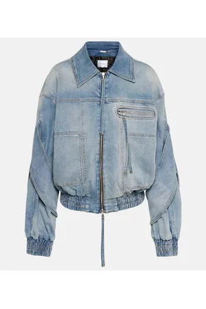 BLUMARINE Bomber de denim