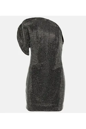 Roland Mouret Vestido corto asimétrico con adornos