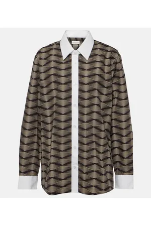 DRIES VAN NOTEN Camisa de popelín de algodón