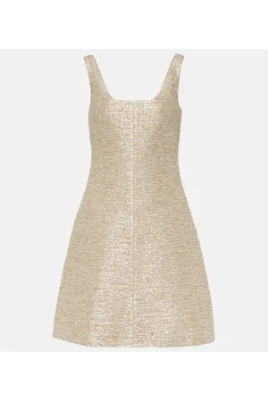 EMILIA WICKSTEAD Vestido corto Tibby de tweed en jacquard