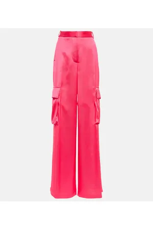 VERSACE Pantalones cargo de satén