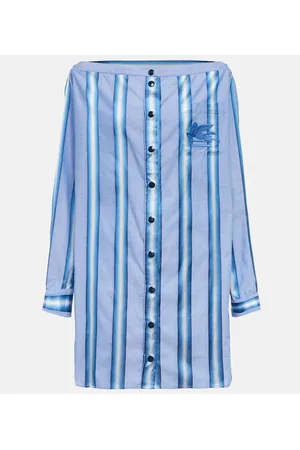 Etro Vestido corto a rayas