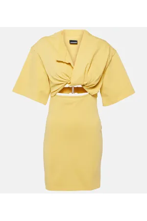 Jacquemus Vestido corto Le Robe T-shirt Bahia de algodón