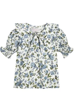 La Coqueta Bebé - camisa Vanda de algodón floral