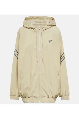 Prada Chaqueta en mezcla de algodón bordada