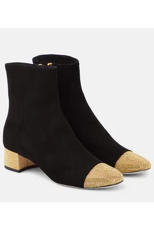 RENE CAOVILLA Botines de ante adornados