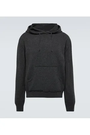 Maison Margiela Sudadera con capucha de lana y cachemir