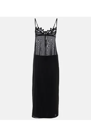 Y / PROJECT Vestido lencero Wire Brasier