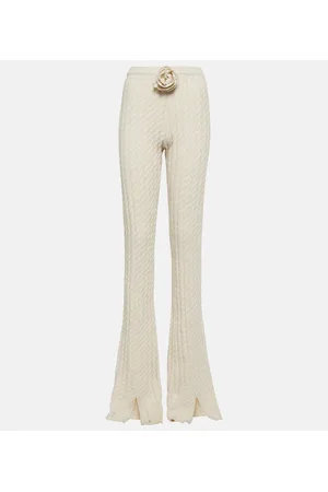 MAGDA BUTRYM Pantalones flared con bajo dividido