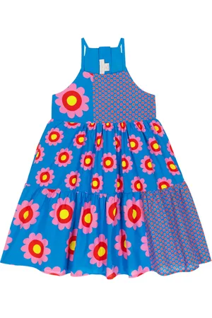 Stella McCartney Vestido de algodón estampado