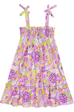 Vilebrequin Vestido Floss de algodón floral