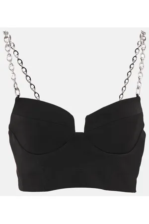 Simkhai Crop top Trina con adornos