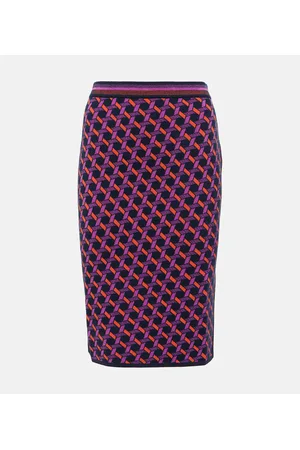 Diane von Furstenberg Falda midi Hazel en jacquard