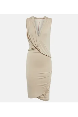 Rick Owens Lilies vestido corto fruncido