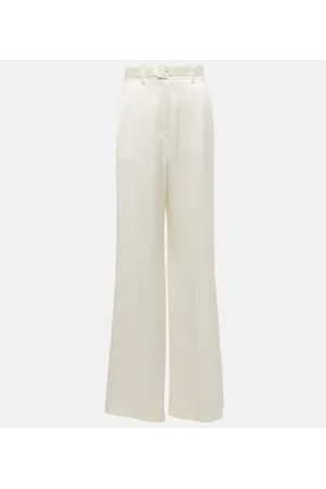 GABRIELA HEARST Pantalones anchos Mabon de seda