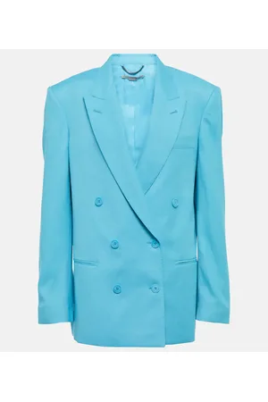 Stella McCartney Blazer cruzado de sarga