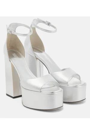 PARIS TEXAS Sandalias Tatiana de piel con plataforma