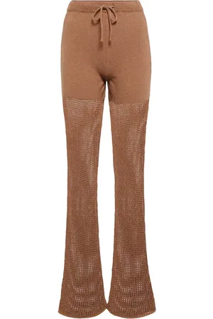 Nanushka Pantalones flared Kaela de croché