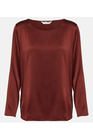 Max Mara Leisure top Moldava de seda