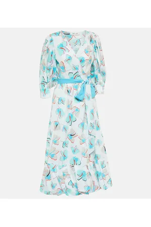 Diane von Furstenberg Vestido midi envolvente Roxanna
