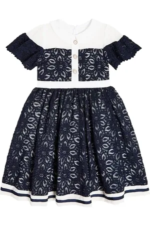 PATACHOU Vestido de encaje adornado