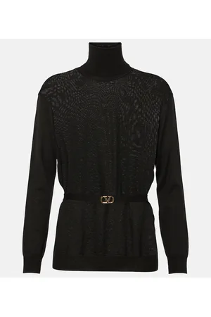 VALENTINO Jersey de cuello alto de lana virgen