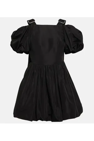 Simone Rocha Vestido corto de tafetán abullonada