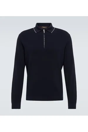 Loro Piana Polo de lana y seda
