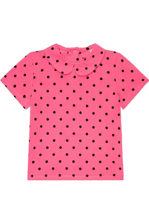 Mini Rodini Top en mezcla de algodón con lunares
