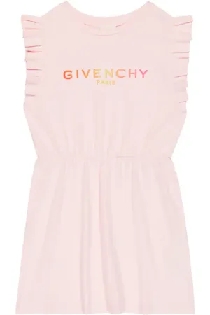 Givenchy Vestido de algodón con volantes