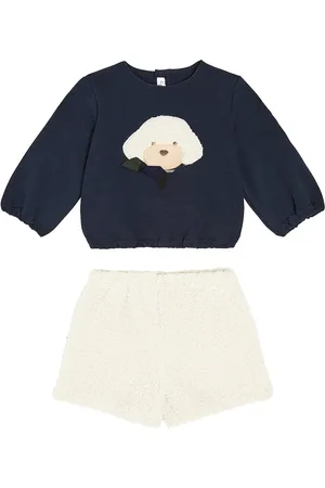Il gufo Bebé - set de sudadera y shorts