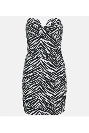 Reina Olga Vestido corto Diana sin tirantes