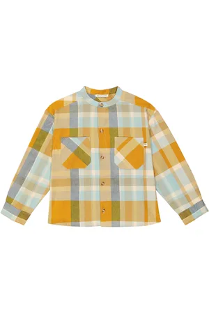 The New Society Camisa Louise de sarga de algodón