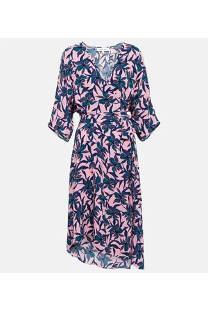 Diane von Furstenberg Vestido midi con estampado floral