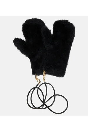 Max Mara Manoplas de tejido Teddy