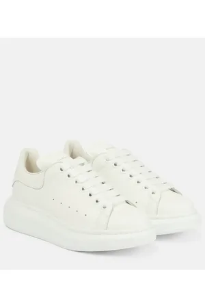 Alexander McQueen Zapatillas Oversized de piel