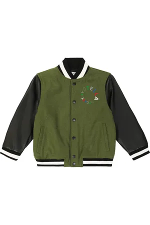 Stella McCartney Chaqueta varsity en mezcla de lana