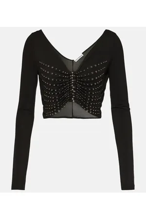 Paco rabanne Crop top adornado