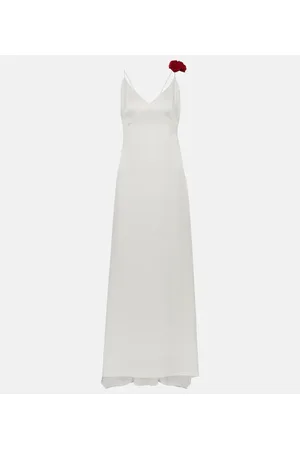 MAGDA BUTRYM Vestido lencero adornado