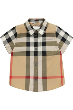 Burberry Bebé - camisa Vintage Check en mezcla de algodón