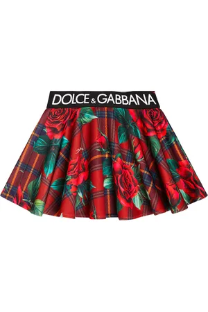 Dolce & Gabbana Falda de neopreno estampada