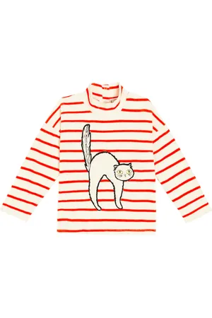 Mini Rodini Sudadera en terciopelo de algodón