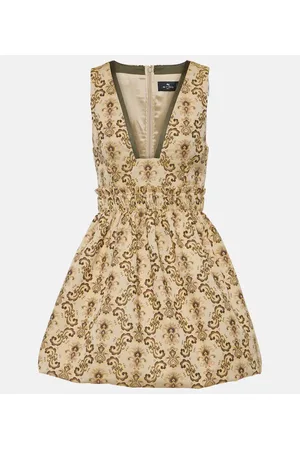 Etro Vestido corto de jacquard