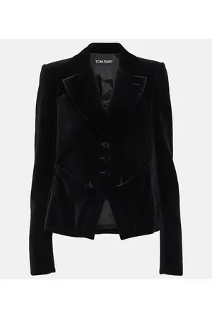 Tom Ford Blazer de botonadura simple en satén